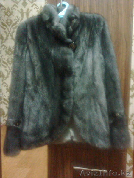 Продам норковую шубу "автоледи" , голубая. Практически новая. - Изображение #1, Объявление #473416