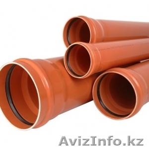 Труба и фитинги ПВХ для наружной канализации Ду 110 160 200 250 315 400 500 - Изображение #1, Объявление #927151
