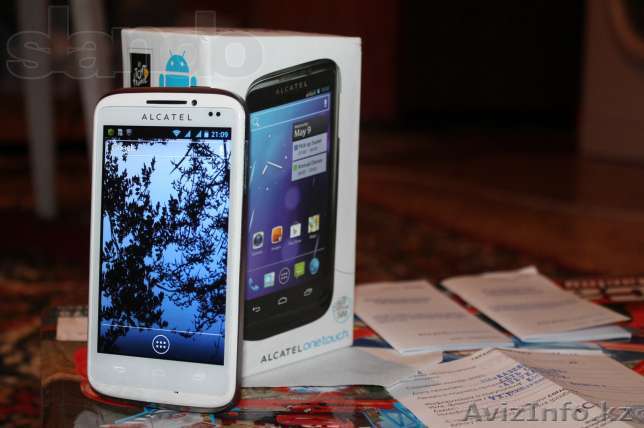 Продаю ALCATEL OT 993D White! Состояние отличное! - Изображение #1, Объявление #993859