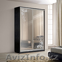 Шкаф-купе 2 дв с ящ с зеркальными дверями /витраж 1500 - Изображение #1, Объявление #1297191