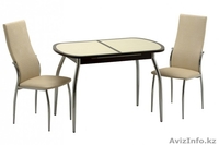 Стол 120*80 кожа под стеклом - Изображение #2, Объявление #1346013