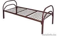 Кровати железные одноярусные для санаториев, кровати металлические по низко цене - Изображение #2, Объявление #1442450