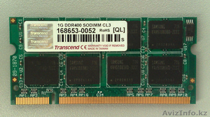 Продам память  для ноутбука DDR400 1 Gb  Transcend - Изображение #1, Объявление #431090