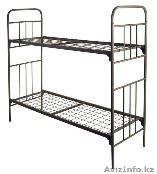 Кровати железные одноярусные для санаториев, кровати металлические по низко цене - Изображение #3, Объявление #1442450