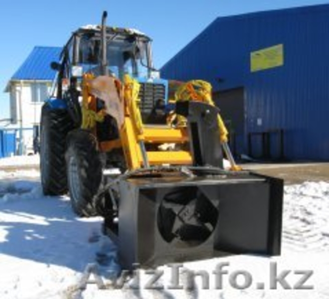 СНЕГООЧИСТИТЕЛЬ РОТОРНЫЙ БЛ-1100 НА БЫСТРОСМЕН ПОГРУЗЧИКА - Изображение #1, Объявление #1603415